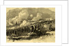 Colonel Burnside's brigade at Bull Run, First and Second Rhode Island, and Seventy-First New York Regiments, with their Artillery, Attacking the Rebel Batteries at Bull Run by Alfred R Waud