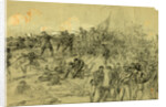 7th N.Y. Heavy Arty. in Barlows charge nr. Cold Harbor Friday June 3rd 1864 by Alfred R Waud