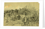 7th N.Y. Heavy Arty. in Barlows charge nr. Cold Harbor Friday June 3rd 1864 by Alfred R Waud