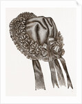 Back View Of Baby's Bonnet by Anonymous
