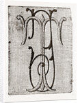 Monogram For Underlinen (t. J.) by Anonymous
