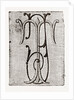 Monogram For Underlinen (t. J.) by Anonymous