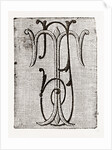 Monogram For Underlinen (t. J.) by Anonymous