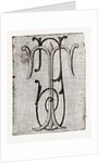 Monogram For Underlinen (t. J.) by Anonymous