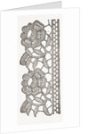 Lace Edging For Washing Materials by Anonymous