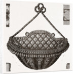 Embroidered Basket by Anonymous