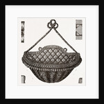 Embroidered Basket by Anonymous