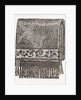 Towel Embroidered In Cord Stitch by Anonymous