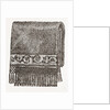 Towel Embroidered In Cord Stitch by Anonymous