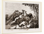 Wolf hunt, after Snyders by Anonymous