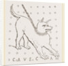 Roman House dog by Anonymous