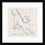 Roman House dog by Anonymous