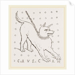 Roman House dog by Anonymous
