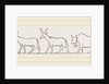 Oxen from Egyptian Sculpture Egypt by Anonymous