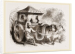 Zebus and Indian Car India by Anonymous