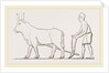 Ancient Egyptian Ploughing Egypt by Anonymous