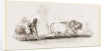 Modern Egyptian Ploughing Egypt by Anonymous