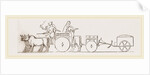 Oxen and Carts Egypt by Anonymous