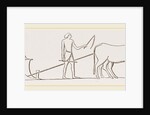 Ancient Egyptian Ploughing Egypt by Anonymous