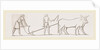 Ancient Egyptian Ploughing Egypt by Anonymous
