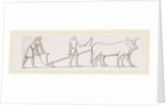 Ancient Egyptian Ploughing Egypt by Anonymous