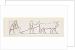 Ancient Egyptian Ploughing Egypt by Anonymous