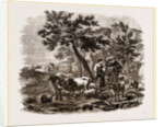 Oriental Landscape and Cattle by Anonymous