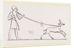 Gazelle caught in lasso Egyptian by Anonymous