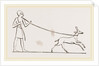 Gazelle caught in lasso Egyptian by Anonymous