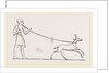 Gazelle caught in lasso Egyptian by Anonymous