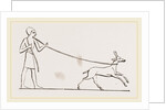 Gazelle caught in lasso Egyptian by Anonymous
