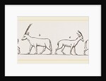 Animals from Egyptian sculptures by Anonymous