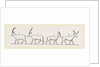 Animals from Egyptian sculptures by Anonymous