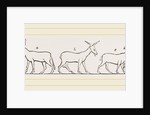 Animals from Egyptian sculptures by Anonymous