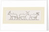 Animals from Egyptian sculptures by Anonymous