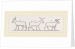 Animals from Egyptian sculptures by Anonymous