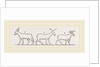 Animals from Egyptian sculptures by Anonymous