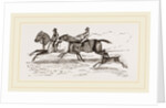 Fa1low-Deer and Horses by Anonymous