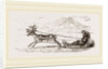 Rein-Deer harnessed to a Sledge by Anonymous