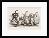 Elephant attacked by a Rhinoceros by Anonymous