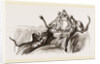 On an Elephant, Tiger at bay by Anonymous