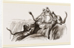 On an Elephant, Tiger at bay by Anonymous