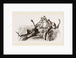 On an Elephant, Tiger at bay by Anonymous