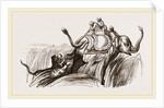 On an Elephant, Tiger at bay by Anonymous