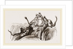 On an Elephant, Tiger at bay by Anonymous