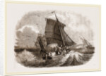 French boat angling for Mackerel by Anonymous