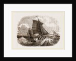 French boat angling for Mackerel by Anonymous