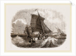 French boat angling for Mackerel by Anonymous