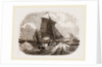 French boat angling for Mackerel by Anonymous