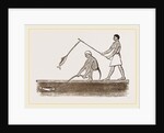 Ancient Egyptians angling, Egypt by Anonymous